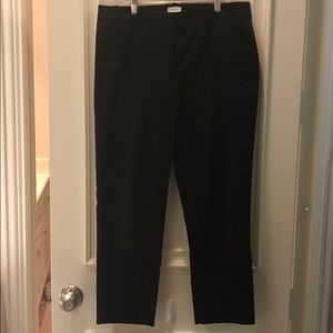 J Crew black capris pants